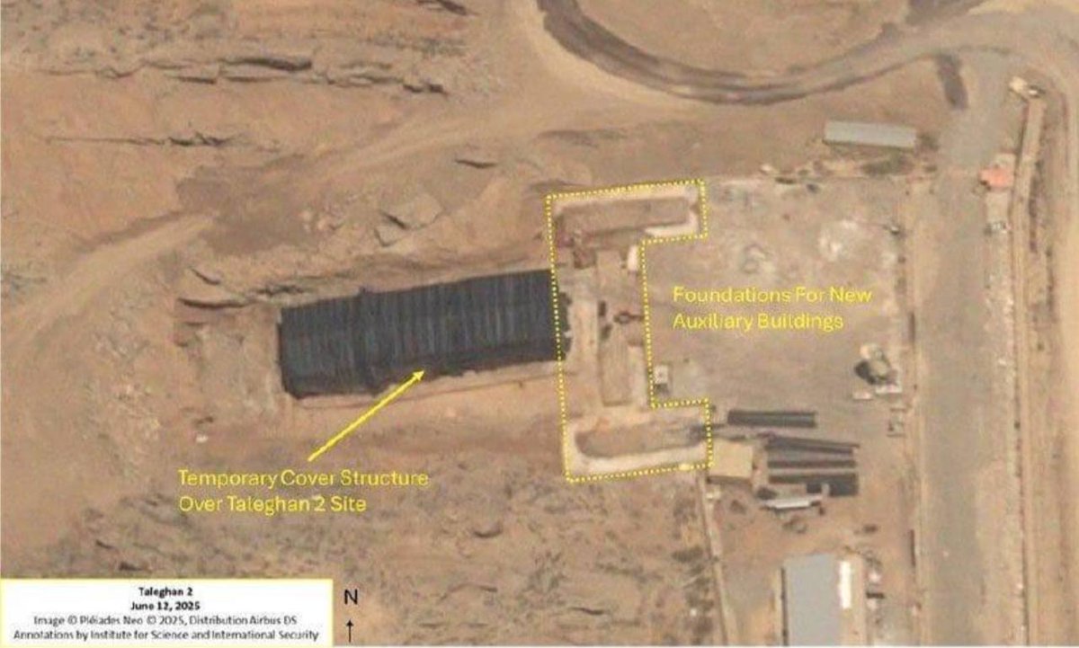 siaxares's tweet photo. CNN just dropped satellite images exposing Islamic Republic's frantic efforts to rebuild its nuclear sites at Parchin.

While the world watches, the Islamic Republic is racing to restore and harden its secret facilities in that heavily guarded military zone—right under everyone's noses. 

This isn't "civilian energy." This is the regime doubling down on its path to a nuclear weapon, the ultimate insurance policy for its survival as it crushes Iranians at home and funds terror abroad. 

They've been hit hard, exposed, and sanctioned—but instead of backing down, they're rebuilding faster. Hiding in plain sight while threatening the region, America, and anyone who dares oppose their apocalyptic ideology.

This is the same regime plastering "Death to Trump" banners, executing protesters, and bleeding Iran dry for its proxies. Enough is enough.

The best defense is a decisive offense. No more half-measures. President Trump has the carriers positioned, the intel, and the moment. 

Coordinate with real Iranian leadership—King Reza Pahlavi—and finish what needs to be done. The Iranian people are ready. The Lion and Sun will rise again. 

What should happen next? Does the world finally act, or let the Islamic Republic cross the ultimate red line?

#KingRezaPahlavi‌ForIran