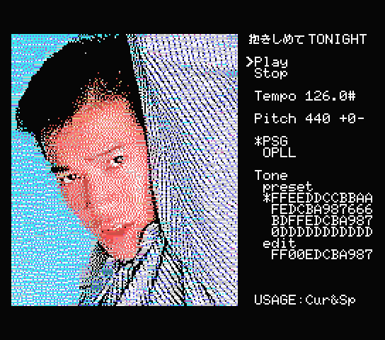fukui_keeekn's tweet photo. 「抱きしめてTONIGHT」を #webmsx で演奏してみました。#msx https://t.co/p8f0AI64sy https://t.co/01YtaplZKi