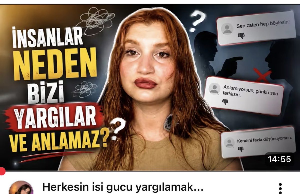 sellyyildir's tweet photo. Eleştirilmekten bıkanlar için: https://t.co/d7uvrPo6jL.  #youtube #creator #eleştiri https://t.co/TD69t205BZ