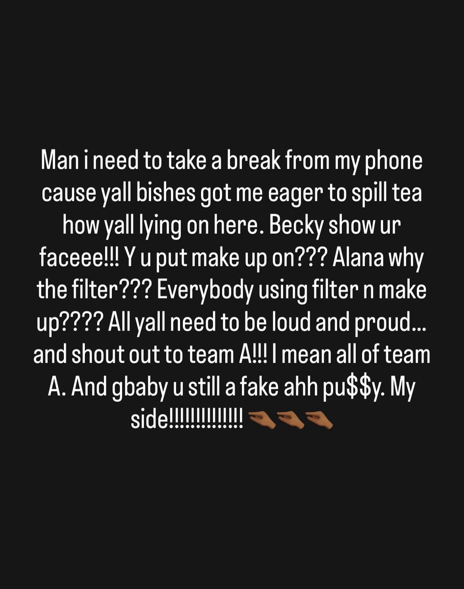 AshtonW23088234's tweet photo. Dava throws shade at House B!! And Becky hasn’t showed her Face 
Alana has a filter on 💀 

#BaddiesGW #BaddiesGoneWildReunion 
#ZesusNetWork https://t.co/JWNqsHjJJg