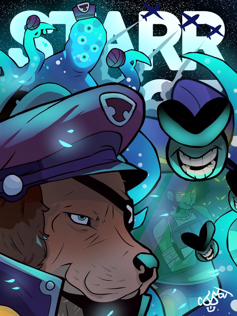 NATTYSPLIT's tweet photo. "STARR FORCE TRIO"
(but in my artstyle)
#brawlstars #brawlstarsart https://t.co/IlrDFXFqHh