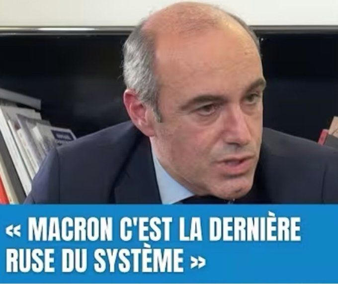 Forhalinton's tweet photo. Olivier Marleix avait tout résumé en une phrase. https://t.co/AIN9PoogtG