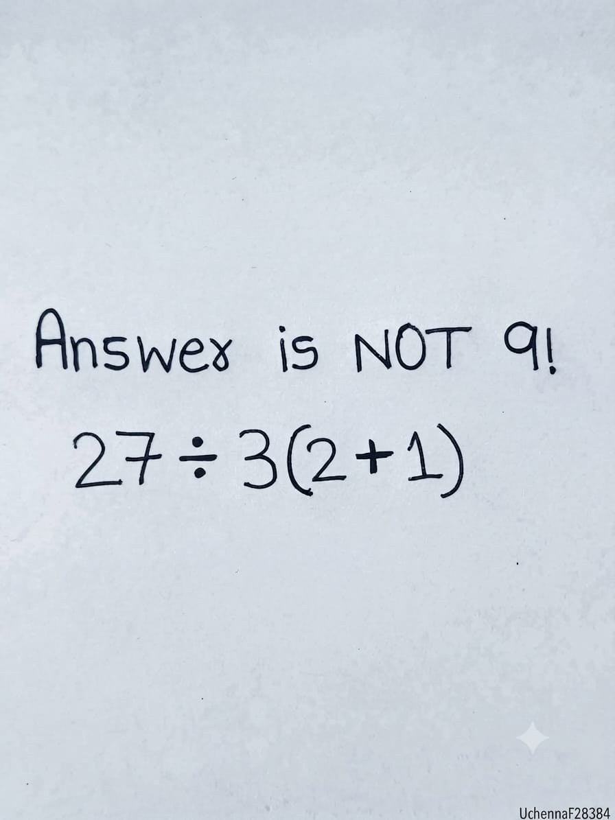 UchennaF28384's tweet photo. Can you solve this? https://t.co/4cPL2zu2vo