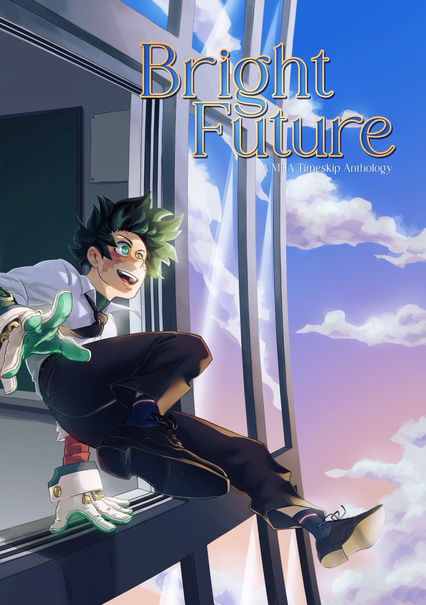 SybLaTortue's tweet photo. excited to share with you the covers of @BF_AnthoZine! a huge project that is now available for purchase here: 
https://t.co/9uaoTTfzsN 

in his bright future, I love to see him thriving as a teacher who jumps into hero work once class is done for the day~ https://t.co/fTrRgOZKJG