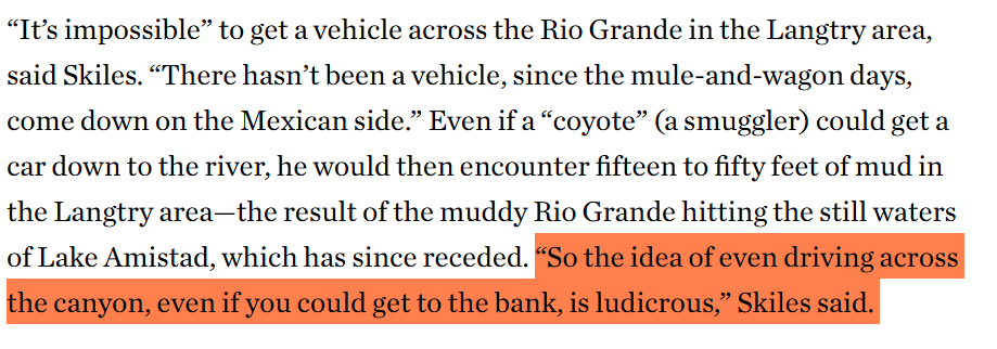 LaikenJordahl's tweet photo. The Big Bend construction plan is genuinely insane. DHS will spend $4.3 billion tax dollars to build NEW access roads into inaccessible canyons that currently see almost no border crossings. Politically connected contractors will get rich while making smuggling easier. https://t.co/EBGdeyrUnQ