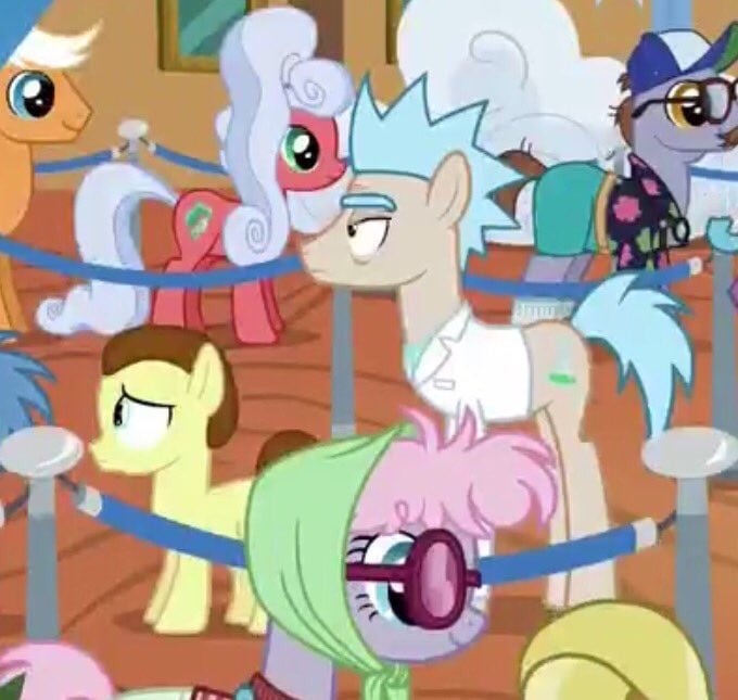 lmJustHenry's tweet photo. Fun fact because I'm bored: the only reason I ever watched Rick and Morty was because I saw them in My Little Pony. My brother walked by, pointed at them, and said, "That's Rick and Morty."

And thus... my incest hyperfixation was born. 💀 https://t.co/U3QE6tkhAq
