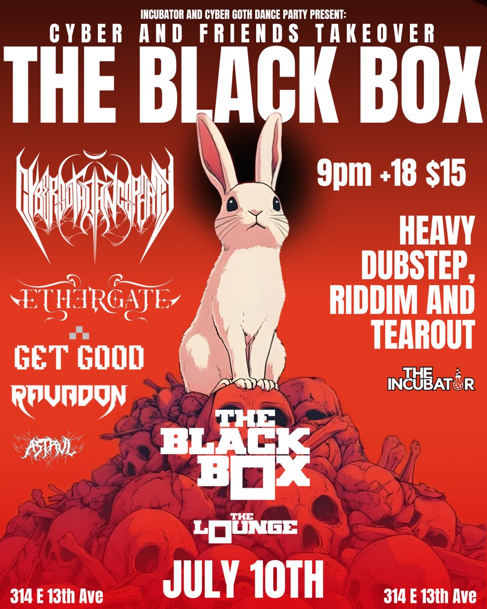 洋楽 BLACKBOXX ISLAMEL ARCHIVE G-RAP SET Tickets available at the door starting at 9:00pm. The Black Box