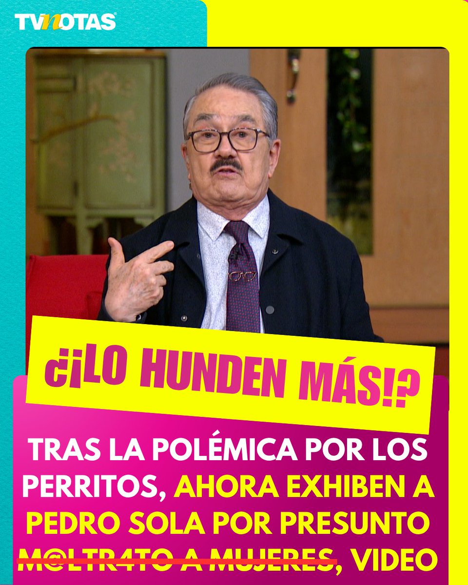 TVNotasmx's tweet photo. ¿TODA UNA FICHITA? 👀👉https://t.co/1WQchGDYvQ  Surgen nuevas acusaciones para Pedro Sola https://t.co/EG2LSgLPfa