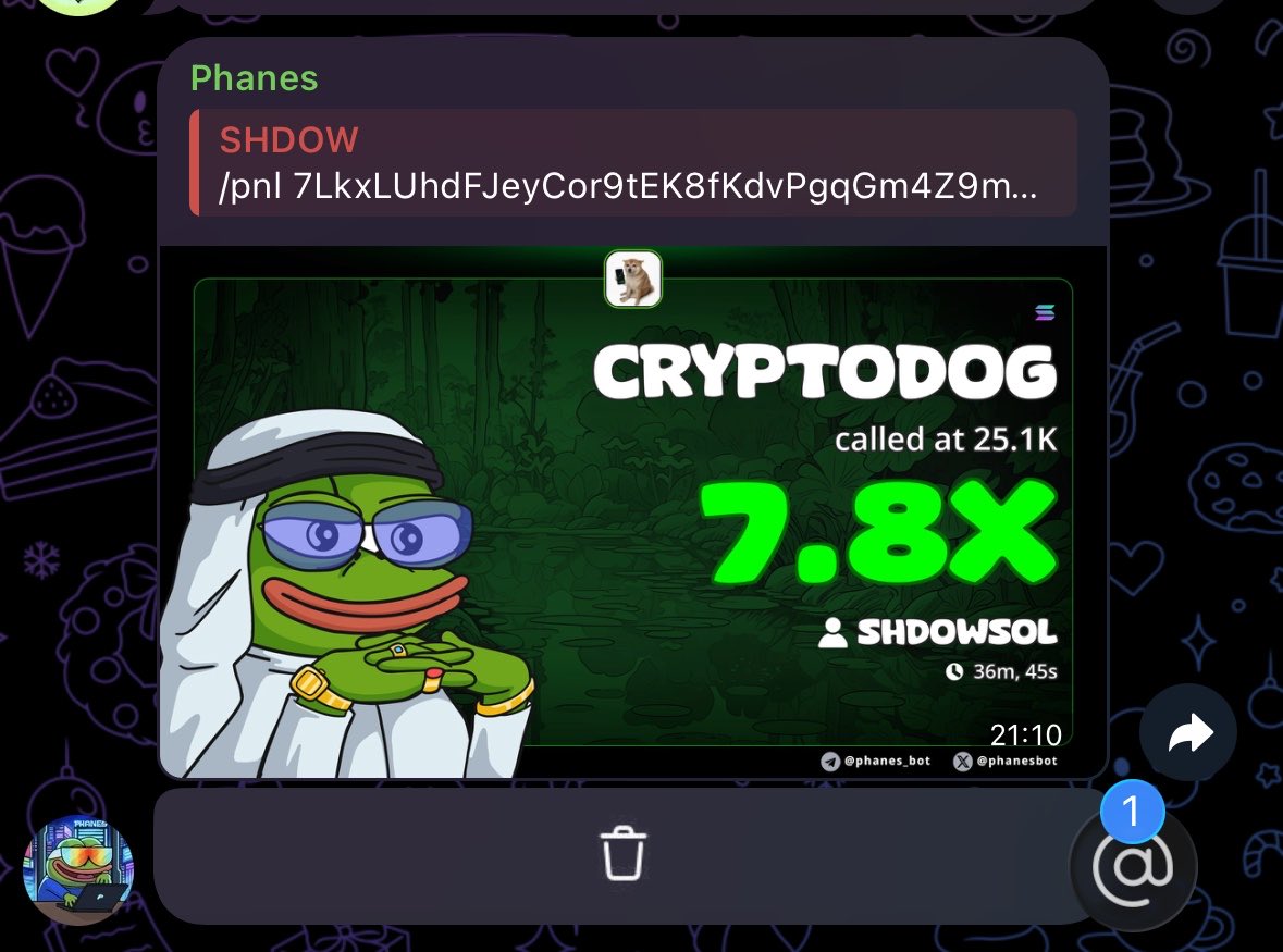 Shdow_Sol's tweet photo. 7.8x from $Cryptodog 
Ca; 

7LkxLUhdFJeyCor9tEK8fKdvPgqGm4Z9mWpR45yvpump https://t.co/vX6dUl5hAT