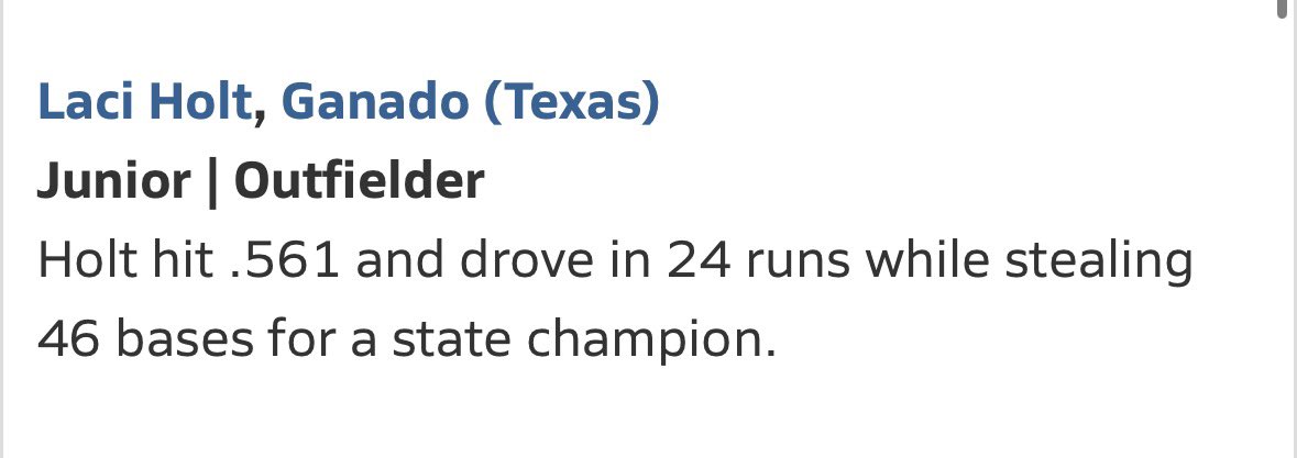laciholt08's tweet photo. Thank you @MaxPreps for selecting me for the Small-Town National All-American Team. I’m so grateful and congratulations to all my teammates that made the selection! @jazzvesely @KcJackson00 @IGJackson16U https://t.co/rd8TZtWv53