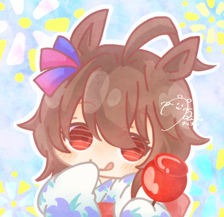 rikori_50's tweet photo. #みんなのデフォ絵と等身絵の比較が見たい
夏なのでデフォ絵は夏まつりタキちゃん！ https://t.co/Z9XWhCGJpd