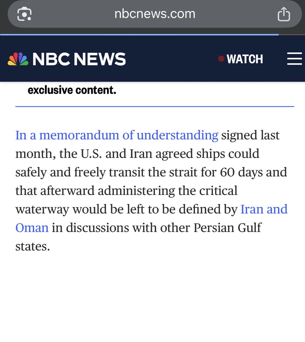 earnpire's tweet photo. @AdebayoOlu18 @RyanRozbiani Read to comprehend not to argue. Did you skip where it says Iran will make arrangements for safe passage while charging no fees for 60days? How can the ones guaranteeing safe passage not be in charge? Read to comprehend not to argue like a child https://t.co/pNZAj4RJKD