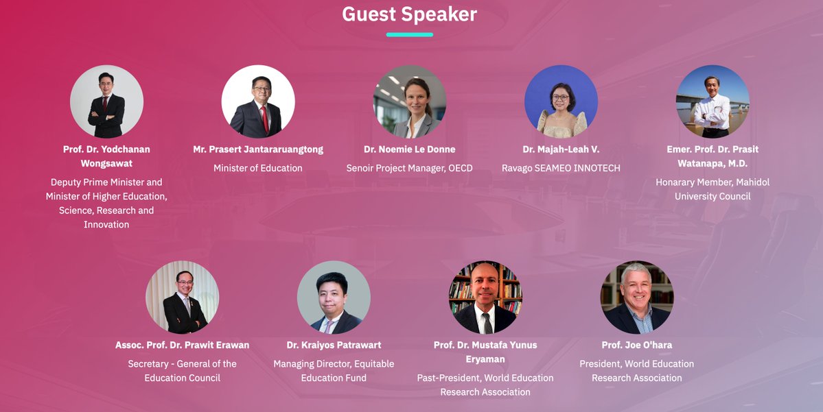 YUNUSERYAMAN's tweet photo. I am honored to be invited as a distinguished speaker and panelist for ThaiCER 2026 in Bangkok, Thailand!
I will be joining the High-Level Policy Dialogue to discuss "From Evidence to Impact: Shaping Resilient Education Futures": For more info: https://t.co/DpiEGKYGie https://t.co/6GVAYT9Oh1