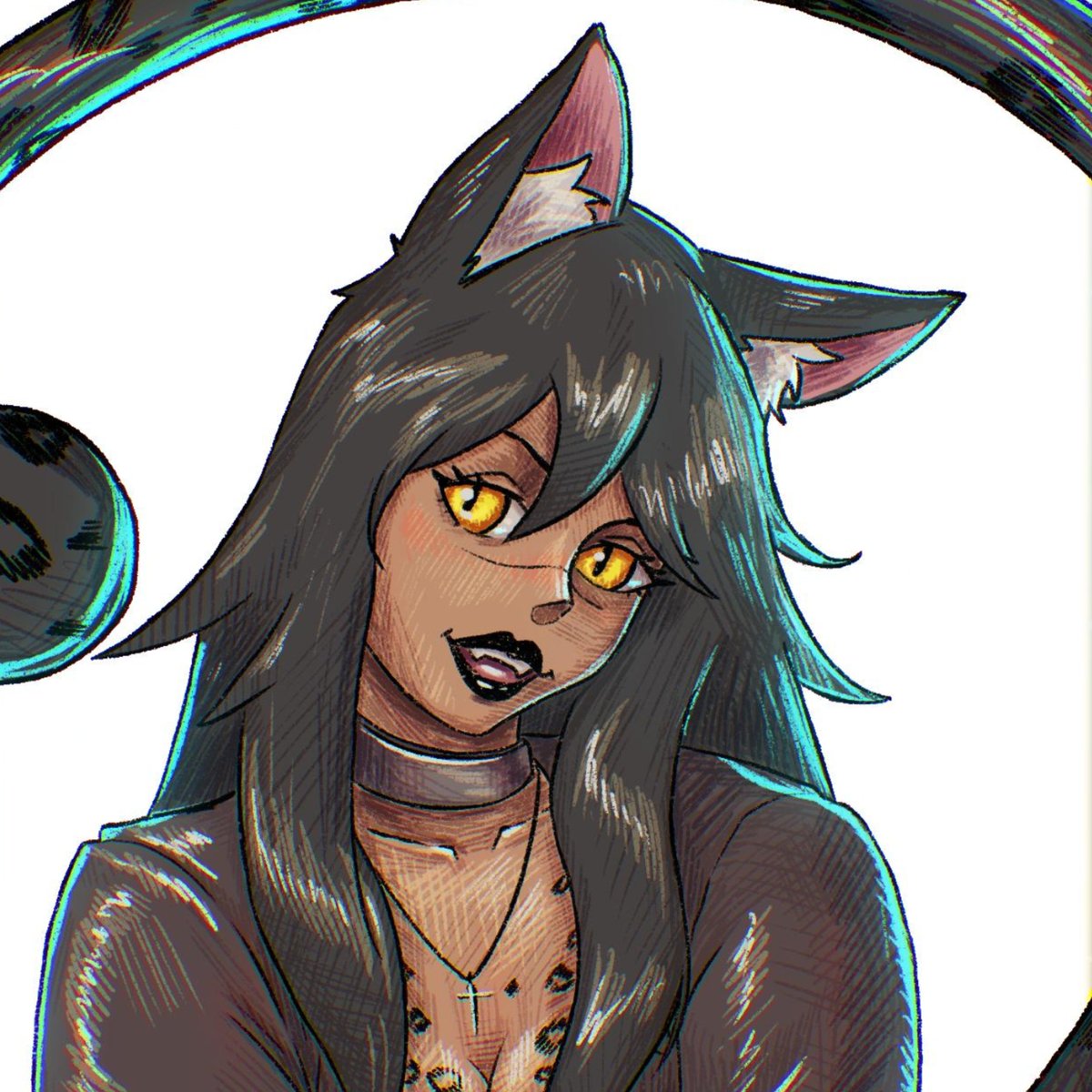 slshbx's tweet photo. #artfight updates. Finally got around to do my Third attack. Attacked the one and only @aquatic_m1nd . Drew her character Jasper. Really enjoyed working on her. Here is the result.

https://t.co/sAfgCGfmqT

#artfight #artfight2026 #catgirl https://t.co/gIIMfoiePg