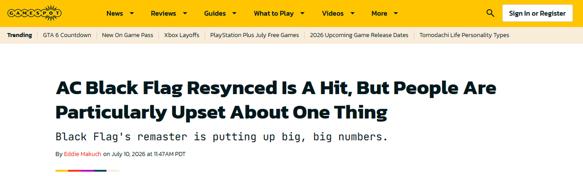 Saved You A Click Video Games tweet media
