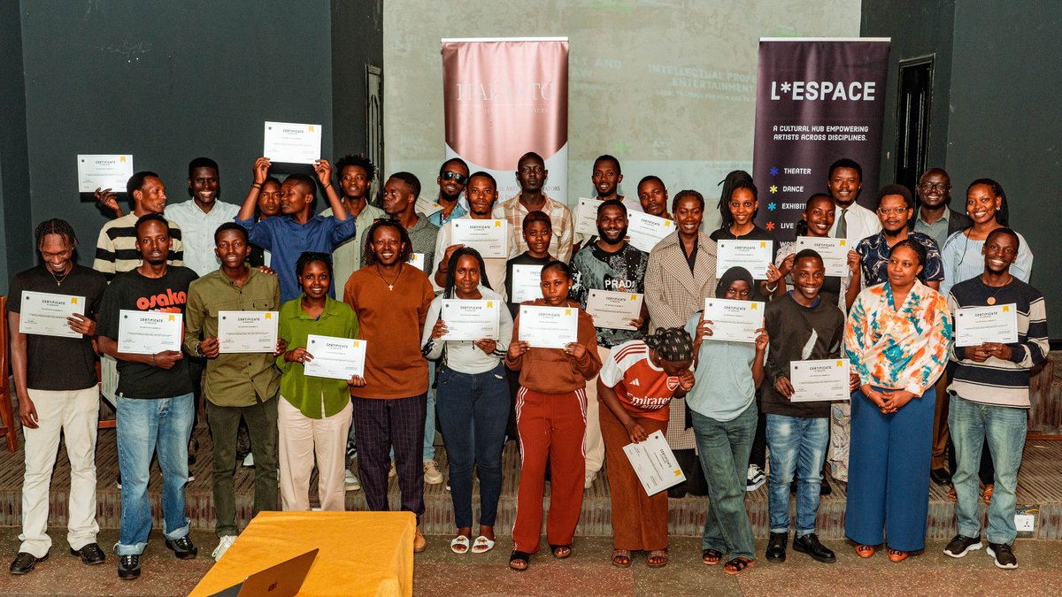 Playlab_Musanze's tweet photo. We were proud to host the IP &amp; Entertainment Law Workshop at our theatre.🎬⚖️

Thank you @lespace_rw  and @italantoip, as well as @RDBrwanda  and @RwandaYouthArts , for insightful discussions. And thank you to all the participants for making the workshop a success!
📸Jeremie https://t.co/P7ymaTexWJ