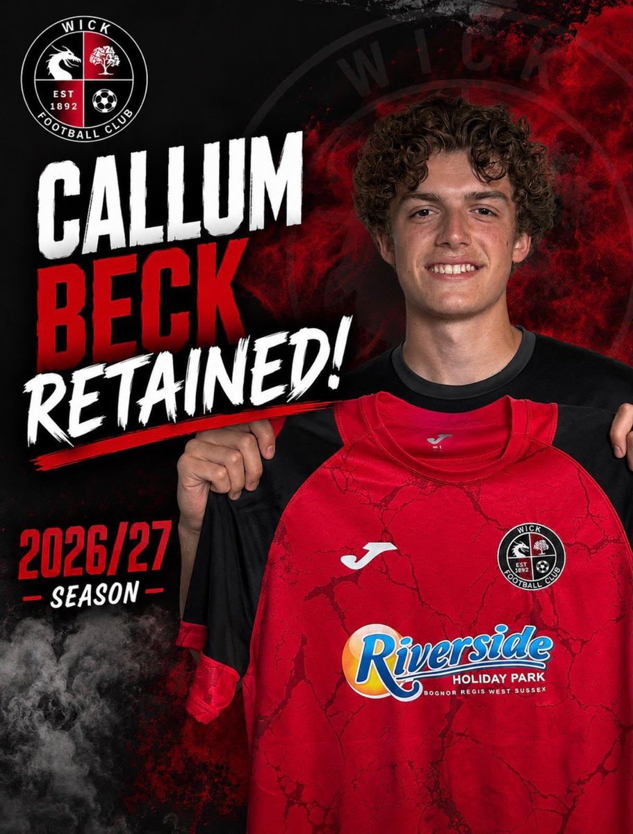 wick_club's tweet photo. More resignings? 

Go on then.

Callum Beck is back - the young defender who became an instant fans favourite. 🐉 https://t.co/T17hlnB5tQ