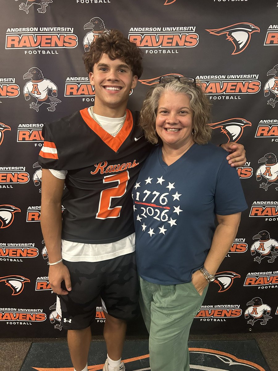 ZanderEssex's tweet photo. After a great visit at @AndersonU I am blessed to receive my second offer from @AUFootball__ shout out to @CoachMonte_ #TheRavenWay #BeAllIn https://t.co/tV3noNr3rB