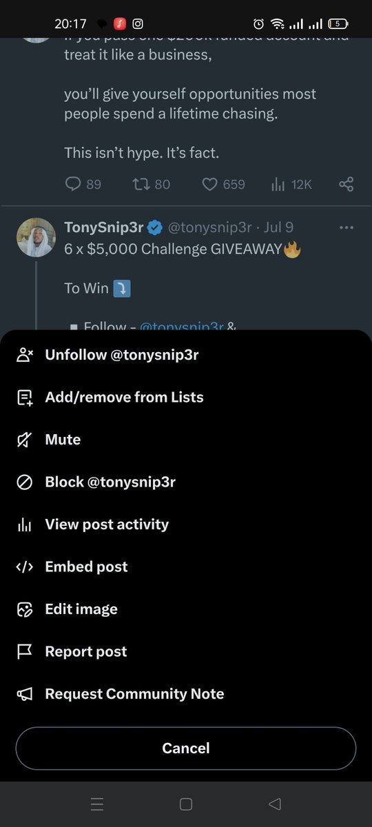 Ghost69570's tweet photo. @tonysnip3r @ShashtradesGC @fundingpips Done sir https://t.co/JINXkdntBB