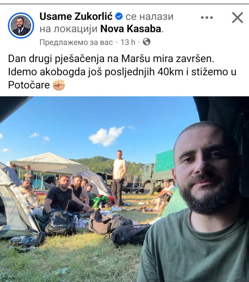Biljana16559170's tweet photo. ХРАНИ КУЧЕ ДА ТЕ УЈЕДЕ: СРПСКИ МИНИСТАР УСАМЕ ЗУКОРЛИЋ О ТРОШКУ СРБИЈЕ ПЕШАЧИ У СРЕБРЕНИЦИ! 🚨👇

Док обичан народ у Србији једва саставља крај са крајем, министар без портфеља у Влади Србије, Усаме Зукорлић, поносно се слика из шатора у Новој Касаби и извештава нас о свом другом дану пешачења на 'Маршу мира' ка Поточарима! Да ли је могуће да грађани Србије плаћају министарску плату човеку који иде да удара шамаре држави у којој узима паре?

💰 БЕЗ ГОДИШЊЕГ ОДМОРА, СВЕ НА РАЧУН БУЏЕТА СРБИЈЕ:
Не заваравајте се да је узео слободне дане или годишњи одмор да би шетао по Босни. Његова ��транка је званично објавила да он тамо представља ВЛАДУ СРБИЈЕ као министар задужен за 'помирење и друштвену стабилност'. Па у ком универзуму се помирење прави тако што српски министар иде да подржава наративе који директно сатанизују српски народ и Војску Републике Српске?

- Док ужива у министарској фотељи, службеним возилима и плати из Београда, истовремено предводи групу тзв. Санџаклија у Босни.

- Никада му није пало на памет да на исти начин прошета до Братунца, Кравица или Крњића и ода почаст покланим српским цивилима и деци коју су убиле снаге Насера Орића. За српске жртве његов МУП-овски буџет не важи.

🧠 ПСИХОЛОГИЈА ИЗДАЈЕ И ВУЧИЋЕВОГ ЋУТАЊА:
Ово је логичан исход напредњачког политичког мрака у којем се фотеље и министарска места деле шаком и капом сваком ко је спреман да тргује интересима ради мира у кући. Аца Шиптар @avucic @predsednikrs се поново прави луд и ћути док његов сопствени министар из Владе директно руши државну политику. То је тај потпуни губитак контакта са реалношћу где је битнија партијска трговина него национално достојанство.

Ако држава Србија финансира министра који пешачи ка Пото��арима и промовише Сребреницу, а окреће главу од српских гробова, онда се поставља логично питање – чију Владу овај човек заправо представља и за чије интересе ради?

Погледајте овај безобразлук и делите даље, јер режимски медији о овом министарском излету срамно ћуте! ⏬

#Србија #ВладаСрбије #УсамеЗукорлић #Сребреница #Поточари #Издаја #Буџет