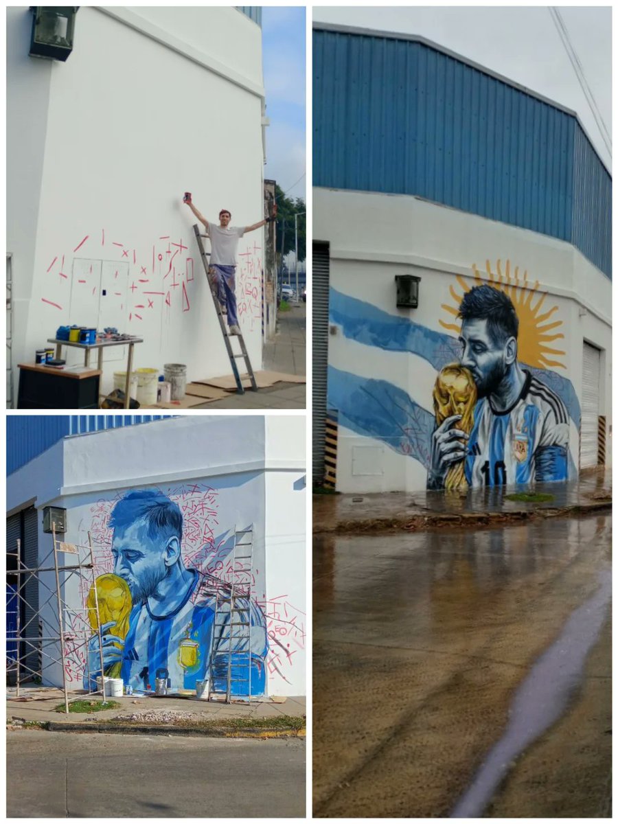 luca35_'s tweet photo. ⚽🎨 Nuevo mural de Lionel Messi.
Tuve el placer de realizar esta obra para la marca EQ 
en Ciudadela, Buenos Aires.

#Messi #LionelMessi #Mural #StreetArt #ArteUrbano #Ciudadela #luca35 #Argentina https://t.co/ZjdB8bfVPq