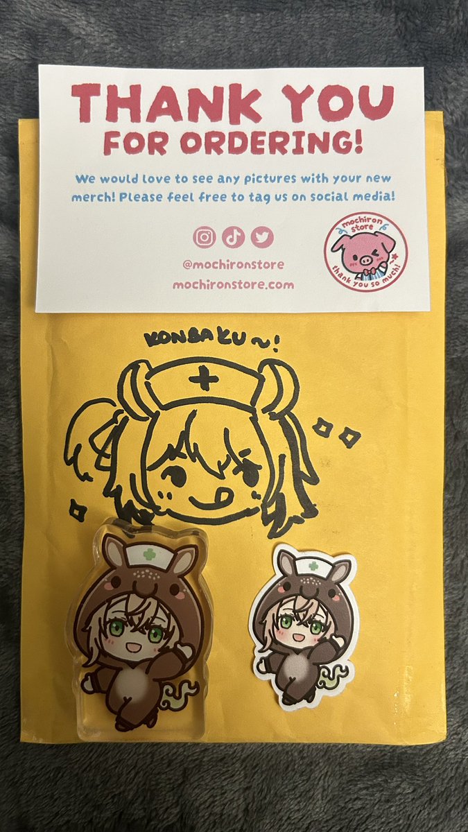 Ryunosukiez's tweet photo. Cute Baku Nimi Nightmare thick acrylic came in today. Thank you @mochironstore! To the Nimi shrine it goes! https://t.co/r1IigmZU1Y