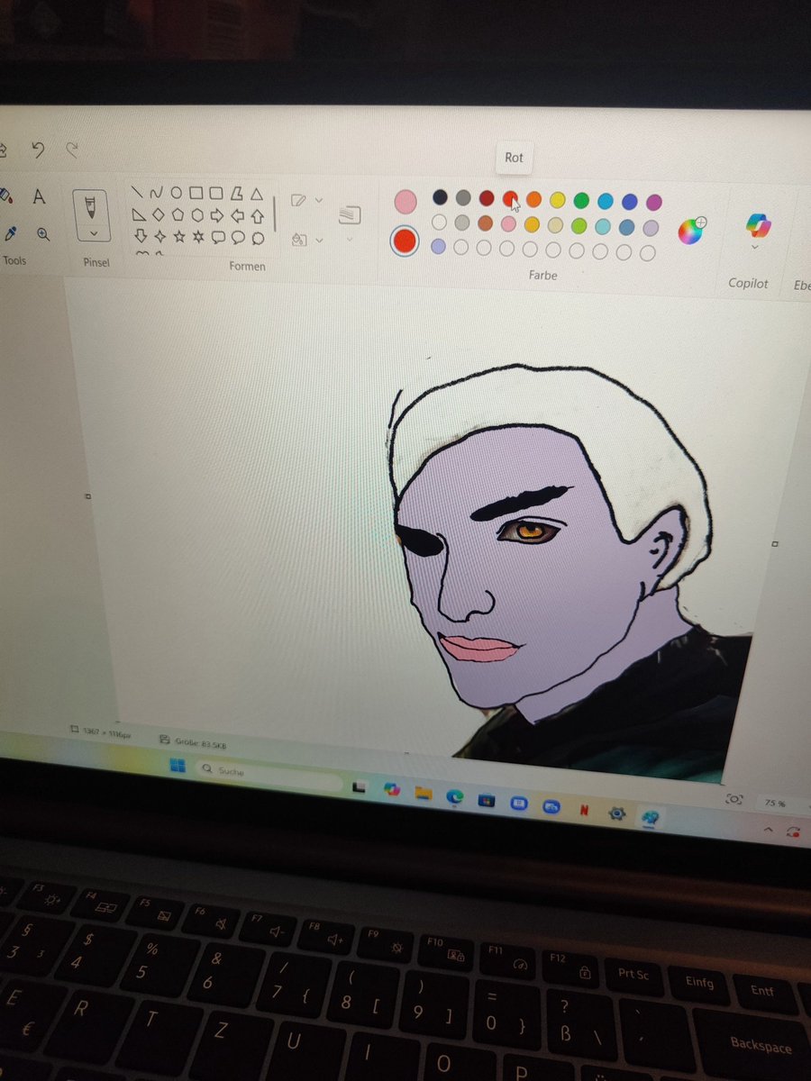 Shadowheartswif's tweet photo. So, after I broke off contact with my girlfriend because she uses AI, I tried drawing myself. Here's my first drawing; I hope you like it. https://t.co/yctOJUkTwI