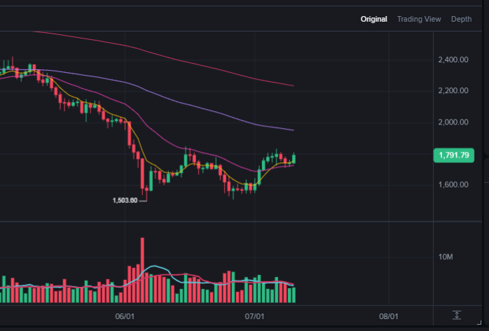 AlphoraX's tweet photo. $ETH için bu günlük görüntü mükemmel. İyi bir hareketin geldiğini gösteriyor ve hacim destekliyor. Bir sonraki aylarda ufak geri çekilmeler olabileceğini düşünsem de bu seviyeler artık önümüzdeki yıllar için generational wealth seviyeleri. Buna eminim. https://t.co/DYXhvgM1aZ