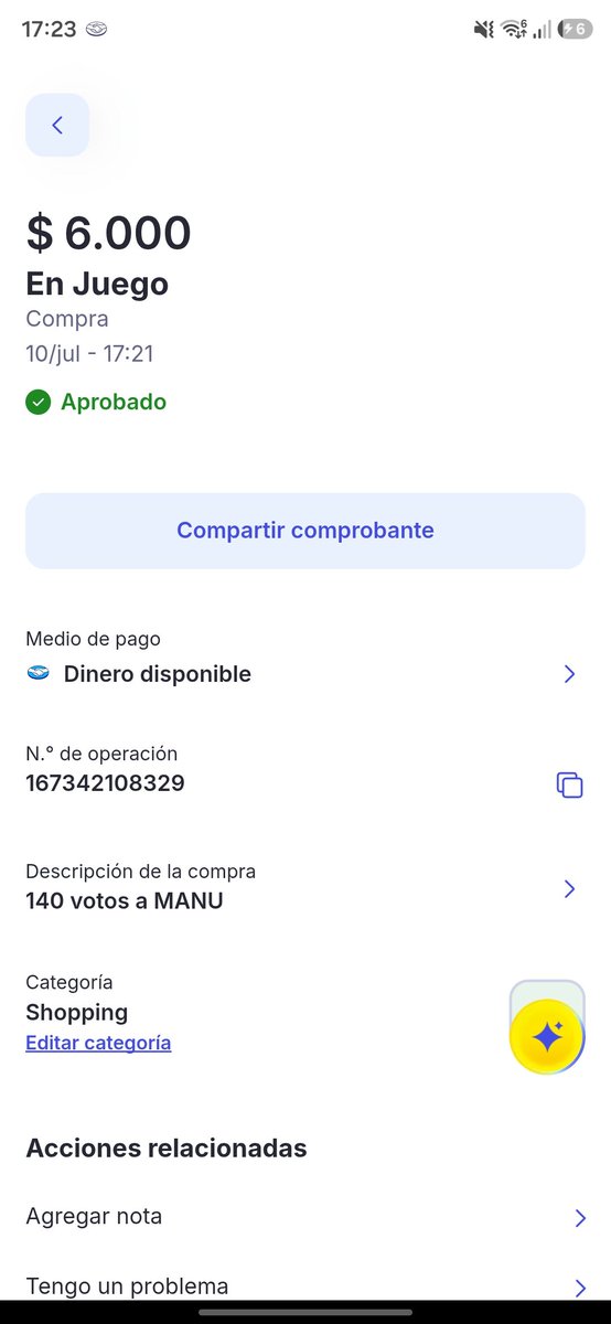 Almendra__Ok's tweet photo. @TronkOficial 280 votos Manu al 9009 👏👏 https://t.co/o9AmI90Ygk