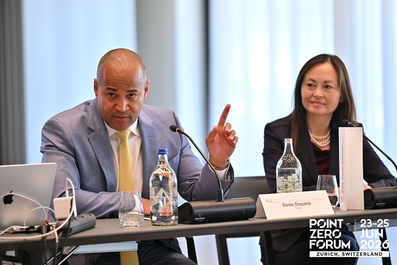 BrettonWoodsCom's tweet photo. “The technology that we’re talking about, AI, blockchain, and quantum readiness, is like insurance: better to have it and not need it than to need it and not have it.” At BWC's roundtable at the @pointzeroforum, BWC Member @ddisparte emphasized the need to embrace emerging technologies while building the resilience needed to navigate an ever-evolving digital finance landscape. BWC Advisory Council Member @natalyathakur also contributed to the roundtable, detailing the challenges and opportunities regarding digital asset landscape.