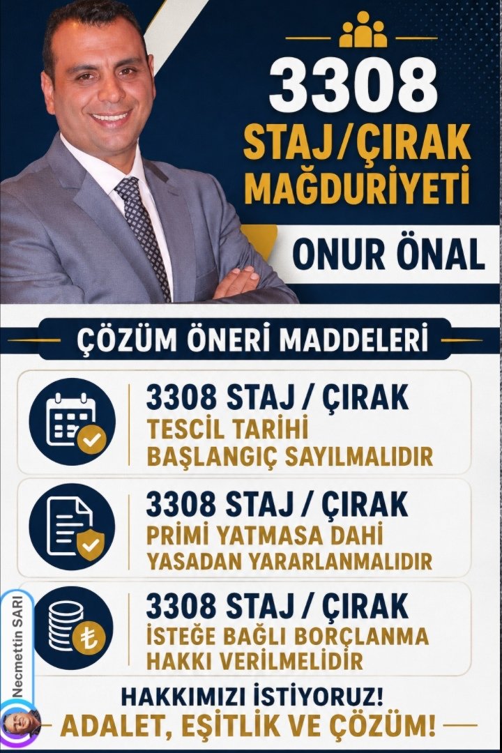 ESTOsmanDa5009's tweet photo. Ak Çözüm Milli Dokunuş diyerek
Sn Türkmen beyim @dbdevletbahceli 
Sn Cumhur başkanım @RTErdogan
 🤘🤘🤘
Sn @Akparti sn @MHP_Bilgi güveniyoruz ....
Yıllarca  Stajyer çıraklar  ucuz işgücü 
Olarak kullanıldı SGK prim gelirinden mahrum kaldı 
Sn   @Onuronal_
Çözüm raporuyla 3308 revize edilmesi 
 SGK  her yıl kasasınnuya 250 milyar TL gelir getirerek 
sürdürülebilirliği aktüeryal Dengesi güçlenecek 
sn , Cumhur ittifakın çözer 
  @erkanakcay45      
@_cevdetyilmaz.  @TBMMGenelKurulu
@ifarukaksu  @TBMMresmi
@hlmdrgn. @isikhanvedat
@UlviYonter  @cbsbb @avabdullahguler. @KverSemih
@bakiersoymhp  @csgbakanligi
@fevzizirhlioglu  @vedatbilgn
@buyukataman  @sgksosyalmedya
@MKalayci42   @Onuronal_
@saffetsancakli  @Akparti
@M_Levent_Bulbul  @avabdullahguler
@nevintaslicay  @Mustafa_Destici
@PrfDrFilizKilic 
@ismailozdemirrr 
@yasaryldrmMHP 
@ersoyruhi  @KverSemih
@YildizFeti 
@celal_adan 
@TmrOsmanagaoglu 
@drpelinyilik 
@PrfDrFilizKilic 
@zuhal_karakoc 
@yclblt06 
@ayyildirim1 
@sadirdurmaz 
@KarakayaMevlut
@TatarHummet 
@MhpTbmmGrubu 
@MHP_Gundemi 
Geçmişi Tanıyın Geleceği Koruyun
#StajÇıraklıkFiiliÇalışmadır