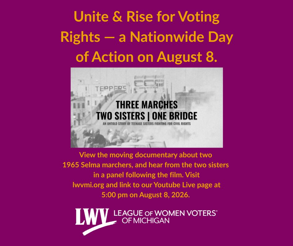 LWVHolland's tweet photo. Visit https://t.co/2VfoPQM66w and link to the Youtube live page at 5:00pm on August 8, 2026 to watch. https://t.co/VC9b5j6ayi