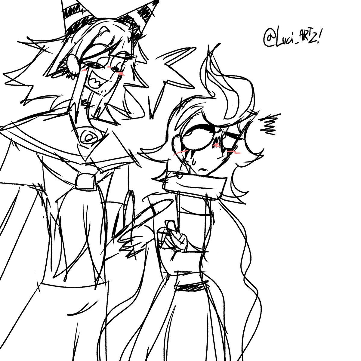 luci_artz's tweet photo. Genderbent #Ibukdam ... AND THEN THEY KISS https://t.co/pnVETN32co