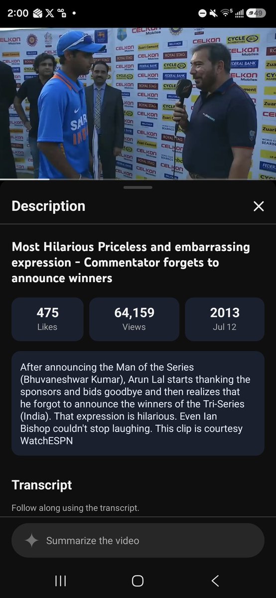 tirathc's tweet photo. @CricketElysee Bro take it down or give credit and link - you lifted this from my YouTube channel. Even copied the same tag line. https://t.co/C3uj3HKubL