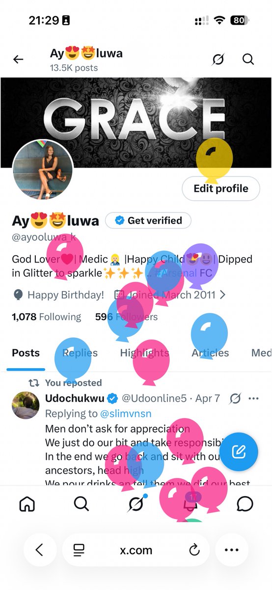ayooluwa_k's tweet photo. Another year round the sun.. 
here with grateful heart🙏🙏.. https://t.co/9kjqkQUQHL