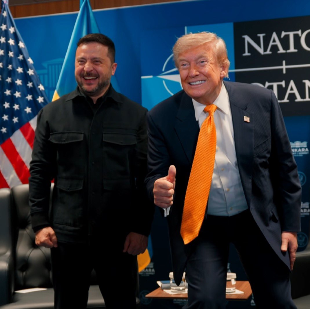 visegrad24's tweet photo. Trump and Zelensky in Ankara

🇺🇸🇺🇦 https://t.co/vPGoJWooYb