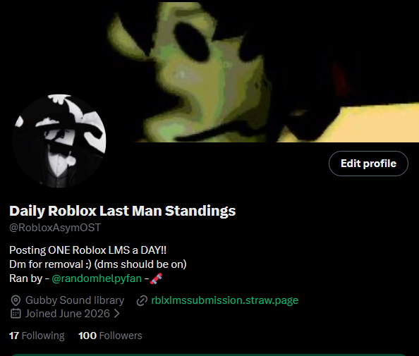 RobloxAsymOST's tweet photo. 🛹-oooh shit
thanks guys https://t.co/o440QrNlZ3