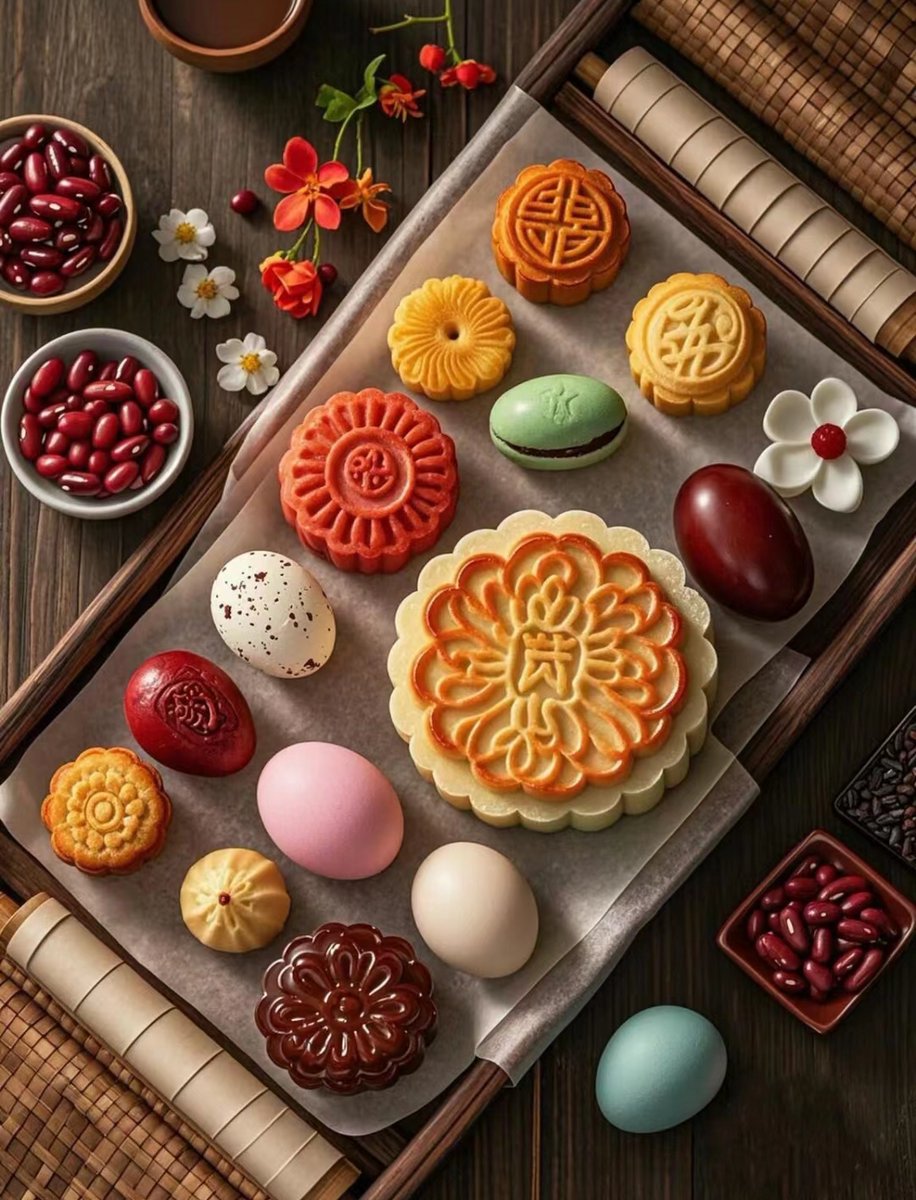 PinkFoxLassie's tweet photo. This Mid-Autumn Festival, our chef’s exclusive mooncake feast blends traditional lotus seed paste with creative matcha u0026 salted egg yolk fillings!  Limited spots only—book now for your festive dinner. https://t.co/LOWMH5PZvw