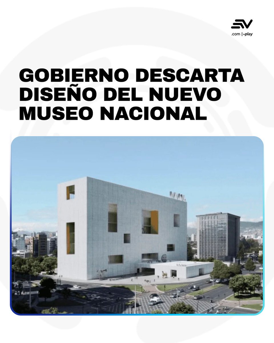 EcuavisaInforma's tweet photo. 🗣️ El ministro Roberto Luque confirmó que se descartó la propuesta arquitectónica elegida para el MuNa, tras las críticas que generó en redes sociales. 📲 https://t.co/qbPzc7swPY https://t.co/e4mE1rBAUT