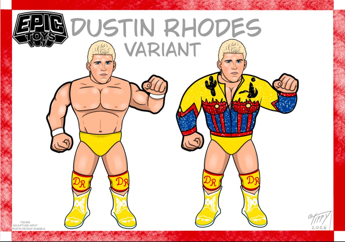 dustinrhodes's tweet photo. Coming soon!!! Sorry for late announcement!!
I have joined @epictoysuk and we are releasing these 2 action figures soon. Throwback WCW!!
Incredible grab, get ready to own both figures. Always wanted a figure with the blue and gold jacket. #actionfigures #dustinrhodes #TheNatural #epictoysuk