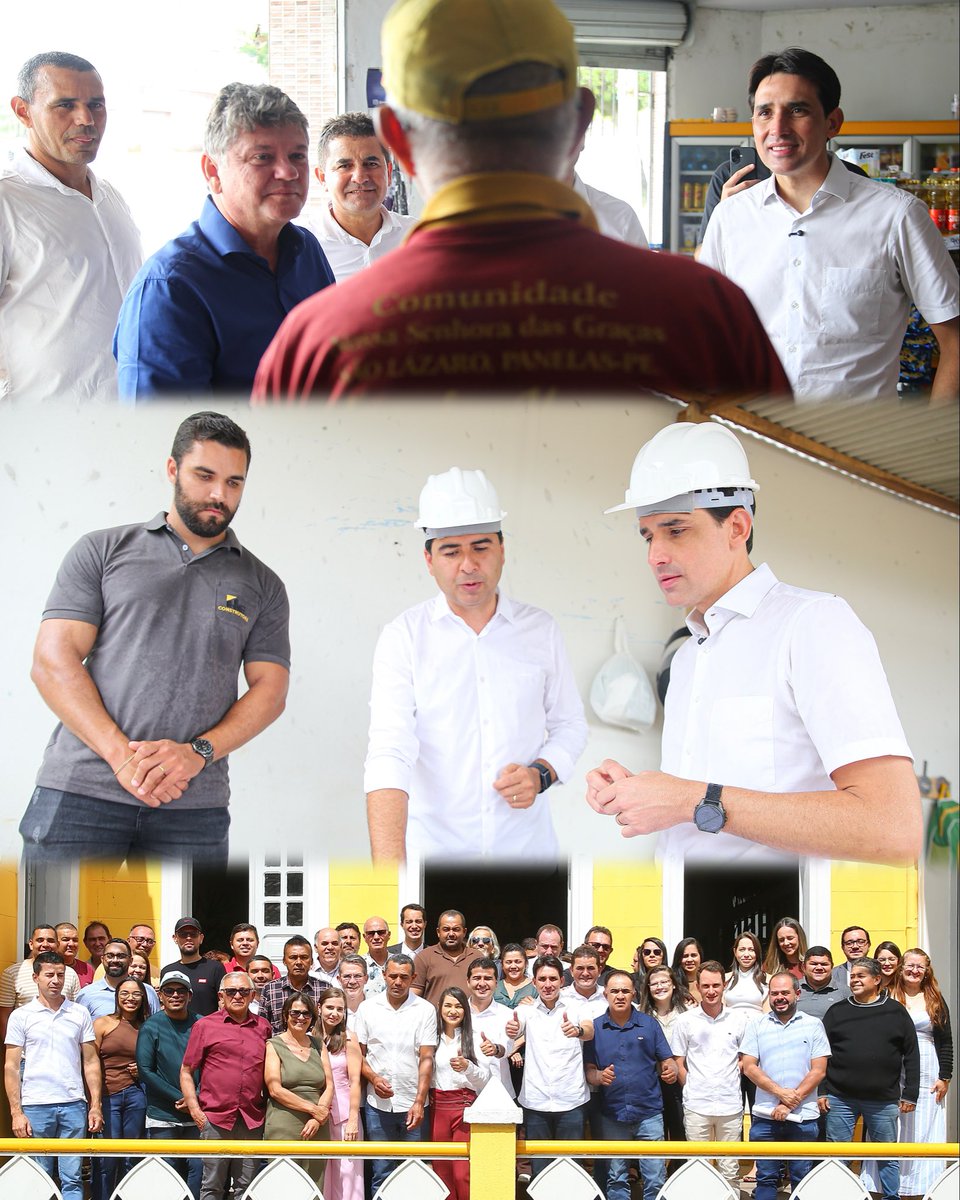 wesley_dalmeida's tweet photo. O dep. federal Silvio Costa Filho cumpriu agenda em Panelas ao lado do prefeito Ruben Lima e do estadual Sileno Guedes. Juntos, vistoriaram as obras da nova creche (R$ 5M) e asfalto em várias regiões (R$ 7,6M). Parceria forte pelo desenvolvimento do Agreste! 

📸 Wesley D'Almeida https://t.co/jttX3cClRO