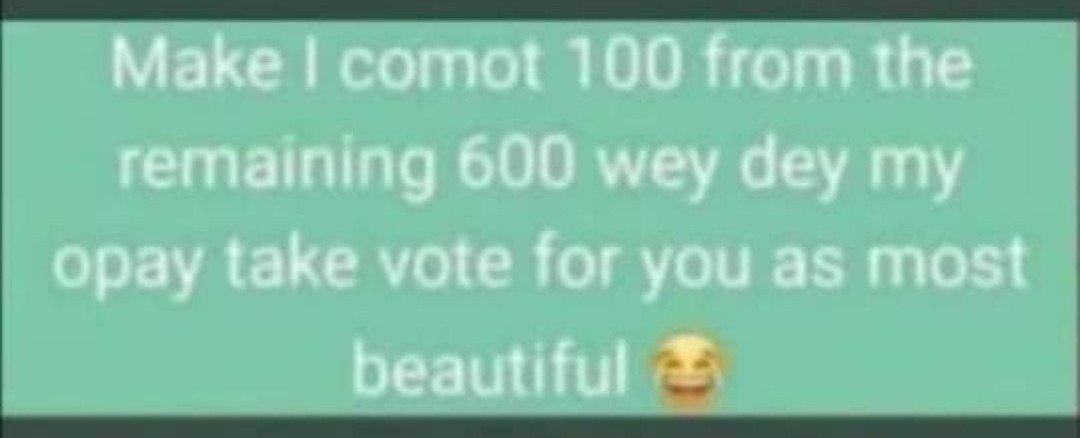 1meajay's tweet photo. una dey like put person for talk o 😂 https://t.co/cS1FGsYcID