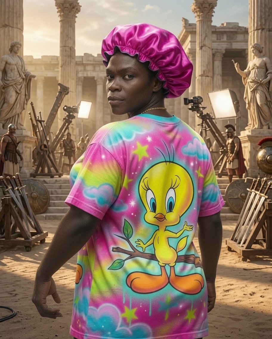 JohnWaynsColon's tweet photo. @TusharrJoshi "Tell 'em how your girl did. Tell 'em how I made all dem Greek twinks thirsty for a new kind of Helen!"

-- Lupita https://t.co/iufjhnulnl