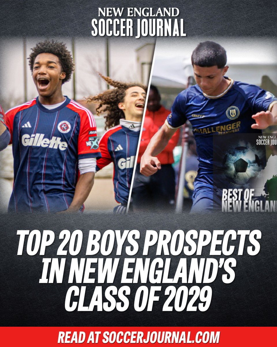 NESoccerJournal's tweet photo. It’s too early for New England’s Class of 2029 to be ranked.

But if our initial 20-player boys watchlist is a sign of things to come, there’s some legit talent among the region’s rising sophomores.

🔗: https://t.co/1QjJyIsDz0 https://t.co/bFxvqZy47H