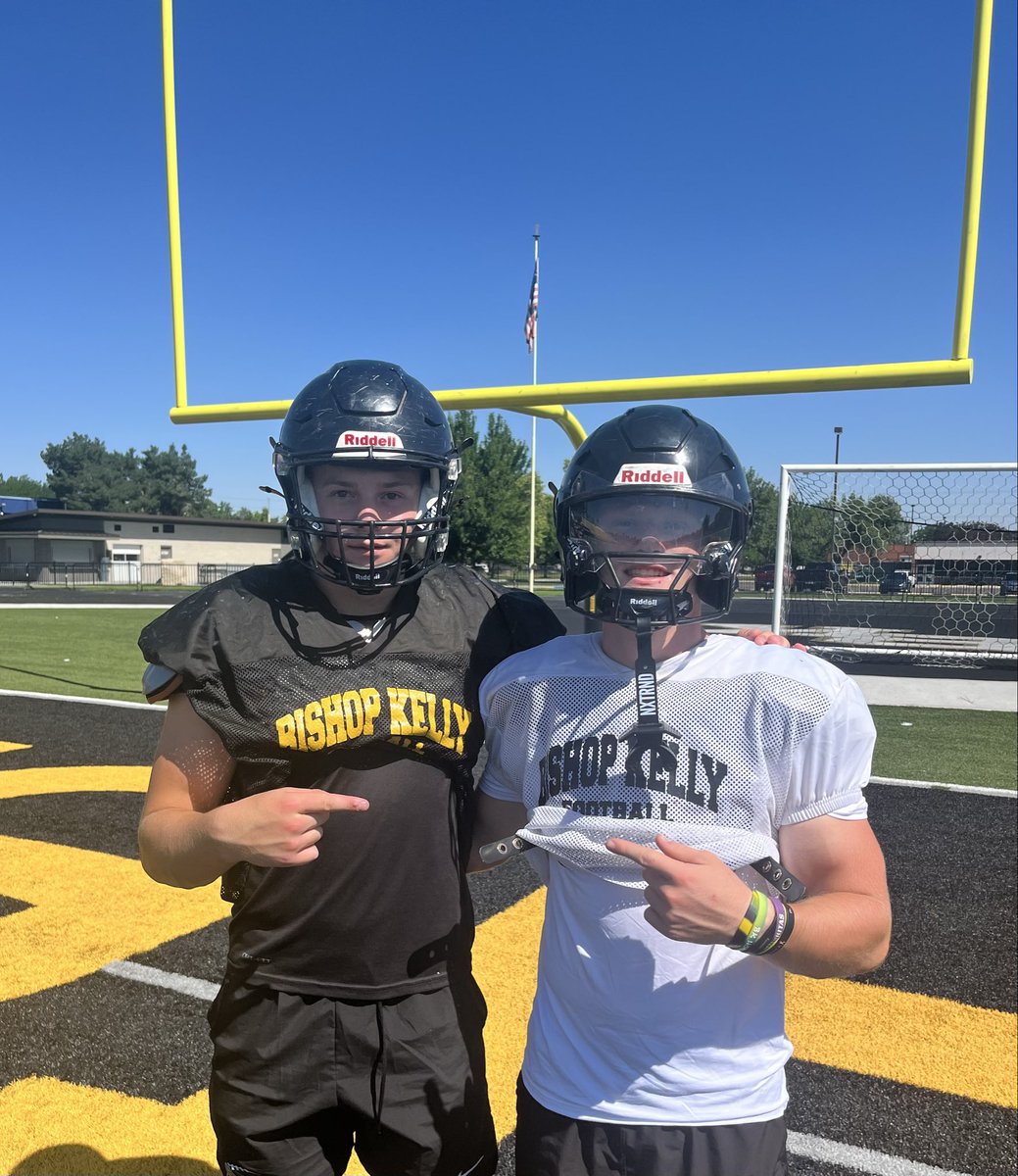 Idahobacker28's tweet photo. Two days of camp in the books. Brotherhood is built through hard work, competition, and showing up for each other every day. Ready to keep building next week. @elynes31 @BKKnightsFB https://t.co/BxBKmv7vlG