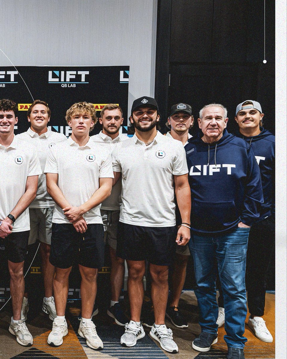 LIFTSPORTSMNGMT's tweet photo. We hosted our first official QB Lab event, bringing our quarterback roster together to share insights and sharpen their focus.

Huge thanks to all of our guests for joining us and adding incredible value to the weekend.

Building the future, one rep at a time 🚀 https://t.co/xDhpMagTcS