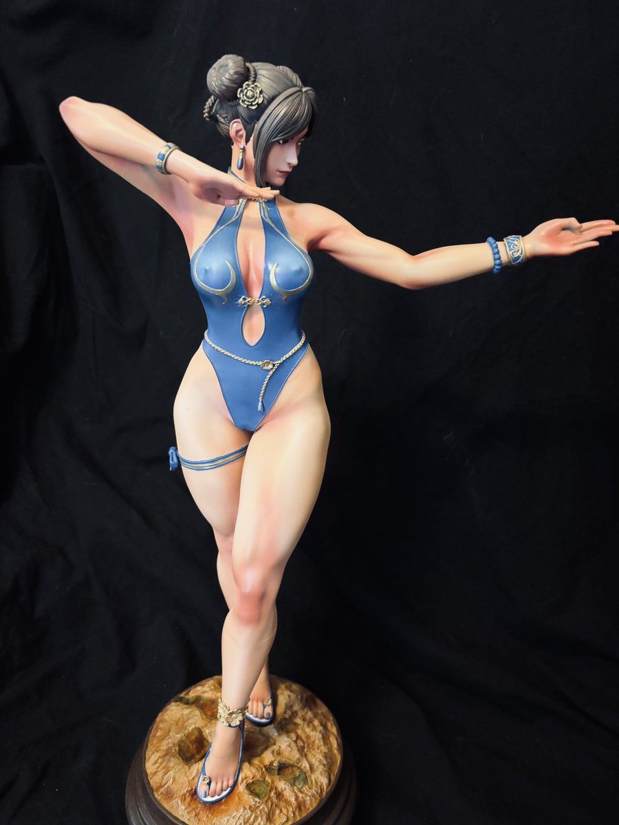 ArtiStiKnstuff's tweet photo. “I’ll show you my Kung-Fu!”
Latest summer project is complete. This STL was designed by @Abe3D, the figure is resin, the base is PETG and painted with acrylics.
#chunli #Streetfighter６ #3dartwork https://t.co/8HIfgXGTSC