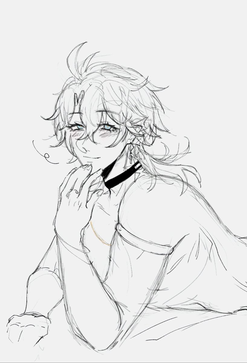 komiyippe's tweet photo. Merman phainon sketch  
#phainon suppose https://t.co/BQYs5Xohzt