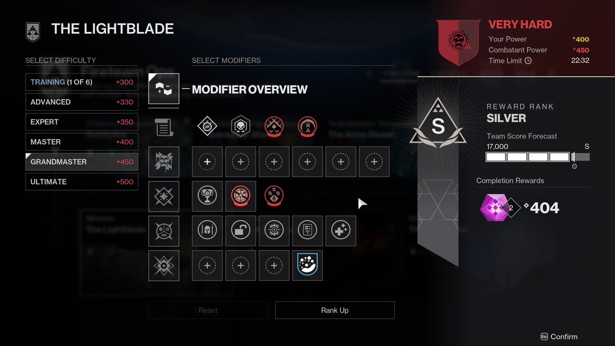EventsInDestiny's tweet photo. The Portal has been overhauled in Destiny 2: Monument of Triumph. 

💠 Incorportated into the Director
💠 You will always hit a default reward rank resulting in a default reward tier without adding modifiers
💠 Mods allow higher scores to be reached without stepping up difficulty https://t.co/93j9E8k0qP