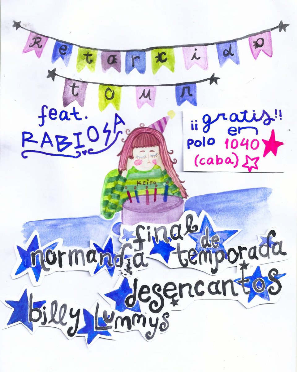 normandia_ar's tweet photo. ESTA NOCHE — Retorcido ft. Rabiosa

Nos vemos esta noche, GRATIS, junto a @fdtemporada, @BillyLummys y Desencantos en 1040 Polo Cultural (F. Acuña de Figueroa 1040, CABA) desde las 00hs. https://t.co/fBWE3kmTbW
